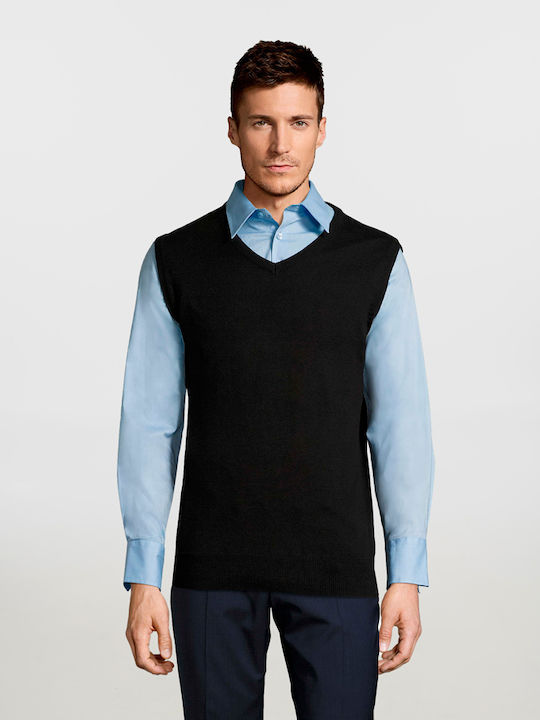 Sol's Men's Sleeveless Promotional Blouse Black