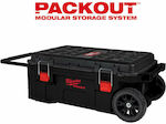 Milwaukee Packout Rolling Tool Chest Τροχήλατο Πλαστικό Μπαούλο Μεταφοράς και Αποθήκευσης Εργαλείων Π96.5xB60.9xΥ40.1cm 4932478161