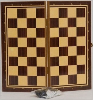 Argy Toys Backgammon/Chess with Checkers 50x50cm