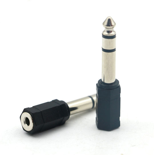 KAL Electronics Μετατροπέας 6.3mm male σε 3.5mm female 1τμχ XS-P035
