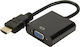 ATC Μετατροπέας HDMI male σε VGA female (02.001.0001)