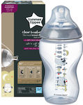 Tommee Tippee Plastikflasche Closer to Nature Gegen Koliken mit Silikonsauger für 3+ Monate Ollie, die Eule 340ml 1Stück