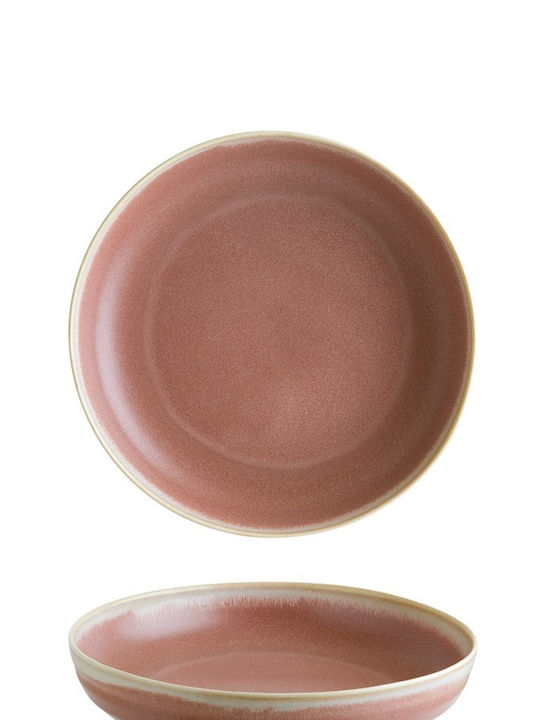 Bonna Pott Salatschüssel aus Porzellan Rosa 22x22cm 6Stück