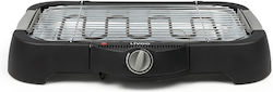 Livoo Tabletop 2000W Electric Grill Aluminium with Adjustable Thermostat 40x23.5cm