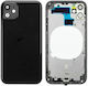 Replacement Back Cover Black for iPhone 11