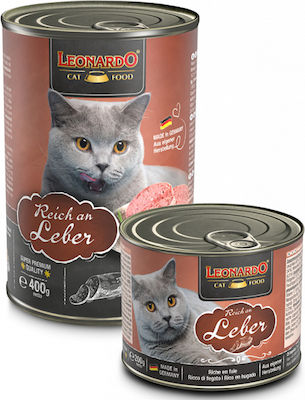 Leonardo Κονσέρβα Wet Food for Adult Cats In Can with Liver 1pc 200gr