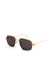 Bottega Veneta Sunglasses with Gold Metal Frame