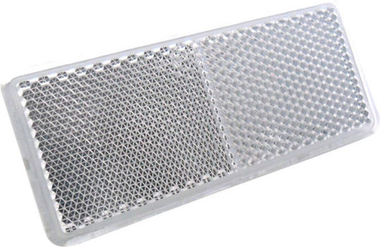 Proplast Proplast LKW-Reflektor Reflektierender Aufkleber 94mm x 44mm Weiß 1 Stück