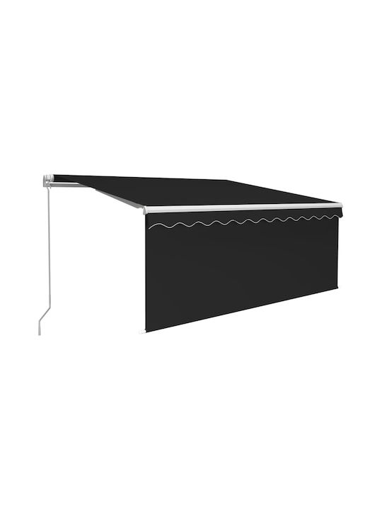 vidaXL Terrace Wall Tent Charcoal 3x2.5cm