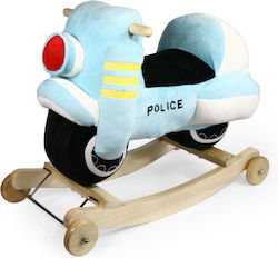 Avra Toys Police Schaukelspielzeug Scooter mit Geräuschen & Rädern Hellblau