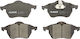 Abe Σετ Τακάκια Εμπρός για Opel Astra / Calibra / Vectra Saab 9-3 / 9-5 / 900