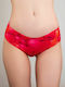 Valentine Hearts Γυναικείο Slip Κόκκινο