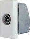Geyer TV, Satellite, and Radio Antenna Socket Aerial in White color 747401S