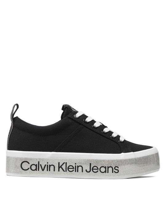 Calvin Klein Vulcanized 3 Γυναικεία Flatforms Sneakers Μαύρα