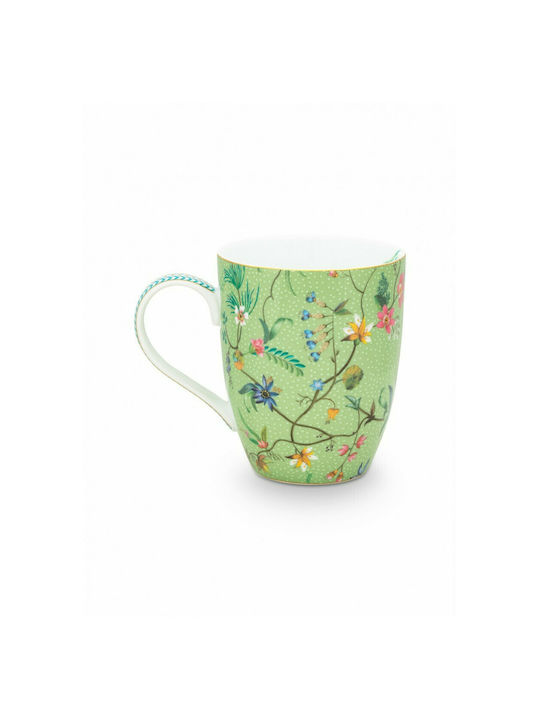 PiP Studio Jolie Porcelain Cup Green 350ml