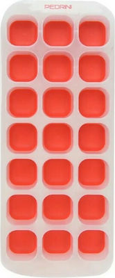 Pedrini Silicone Ice Cube Tray 28 Slots Pink 04GD195