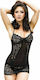 Chilirose CR3020 Chemise Pussycat & Thong Set B...