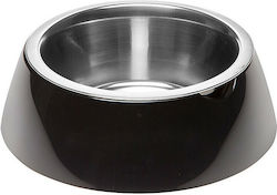 Ferplast Jolie Stainless Bowls Dog Food & Water Black 1200ml 70984017