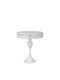 Keskor White Metallic Pedestal Cake Stand 36x36x41cm