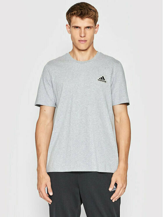 Adidas Essentials Feelcomfy Men's Short Sleeve T-shirt Gray