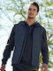 Sleeveless Jacket Waterproof and Windproof Navy Blue