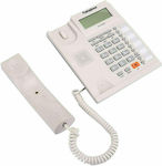 KX-T7007CID Ενσύρματο Τηλέφωνο Γραφείου Λευκό
