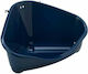 Flamingo Corner Tray 9063 Toilet for Guinea pig / Rabbit / Chinchilla / Hamster 49x34,6x26cm Μπλε