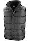 Ärmellos Jacke Puffer Schwarz