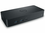 Dell D6000S USB-A / USB-C Docking Station με HDMI/DisplayPort 4K PD Ethernet και συνδεση 3 Οθονών Μαύρο