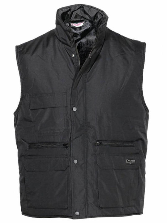 Fageo Waterproof Men's Safety Vest Black