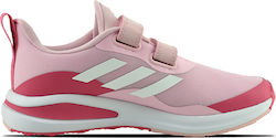 Adidas Αθλητικά Παιδικά Παπούτσια Running Fortarun με Σκρατς Clear Pink / Cloud White / Rose Tone