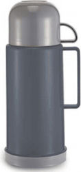 Ankor Bottle Thermos Plastic 1lt Gray with Cap-Cup