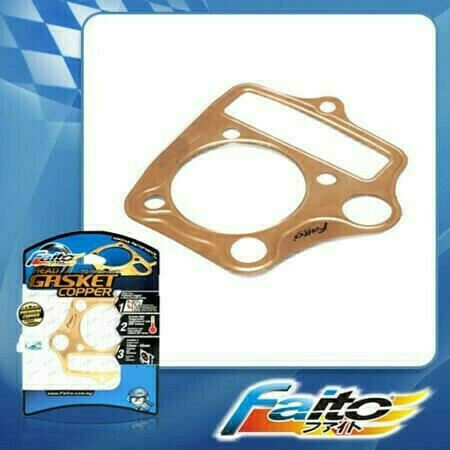 Faito Base Gasket for Motorcycle Copper Cylinder Base Gasket 53mm/0.3mm for Honda Astrea Grand 214008550