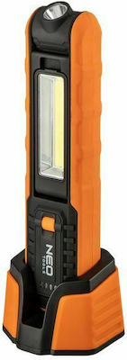 Neo Tools Arbeitslampe Batterie LED Doppelte Funktion mit einer Helligkeit von bis zu 500lm