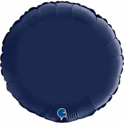 Balloon Foil Round Blue 46cm