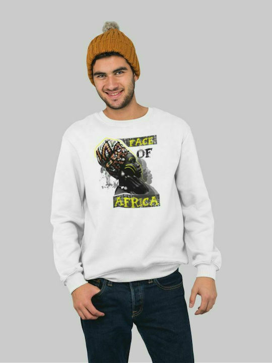 Face of Africa Sweatshirt - WHITE