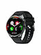 Microwear Wear 3 Pro 46mm Smartwatch με Παλμογράφο (Μαύρο)
