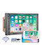 Auto-Audiosystem 2DIN (Bluetooth/USB/WiFi/GPS/Apple-Carplay/Android-Auto) mit Touchscreen 7"