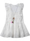 Children's Dress Sleeveless Lace Ecru