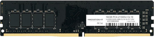 Innovation IT DDR4 με Module 1x16GB και Ταχύτητα 2666 για Desktop