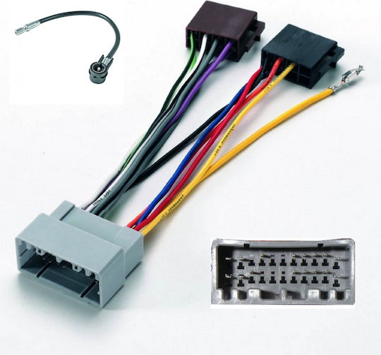 Digital IQ Cablu Antena Auto Cu conector și adaptor pentru Chrysler / Dodge / Jeep 2001-2009