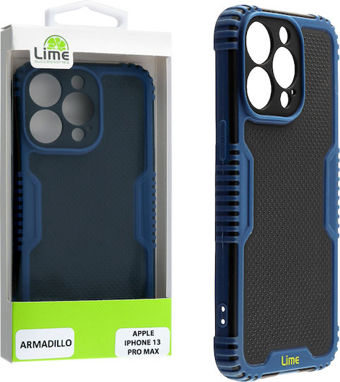 Lime Armadillo Camera Guard Back Cover Πλαστικό Μπλε (iPhone 13 Pro Max)