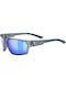 Uvex Sportstyle 233 P Men's Sunglasses with Smoke Mat Plastic Frame and Blue Polarized Lens S5320975540
