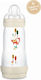 Mam Plastikflasche Easy Start Anti-Colic Forest Gegen Koliken mit Silikonsauger für 4+ Monate Beige Fuchs 320ml 1Stück