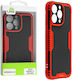 Lime Armadillo Camera Guard Umschlag Rückseite Kunststoff Rot (iPhone 13 Pro Max)