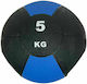 Sportica Dual Handle Μπάλες Medicine 5kg σε Μπλε Χρώμα