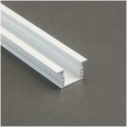 Geyer Χωνευτό Προφίλ Αλουμινίου Ταινίας LED 200x2.1x1.2εκ.