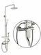 POLY-306 Shower Column with Mixer Silver