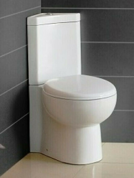 Inter Ceramic ICC 5003 Toaletă De Podea Partea De Jos Cu Sistem De Descărcare Albă