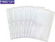Metron Plastic Sleeves for Documents A5 with Holes and Reinforcement 100pcs